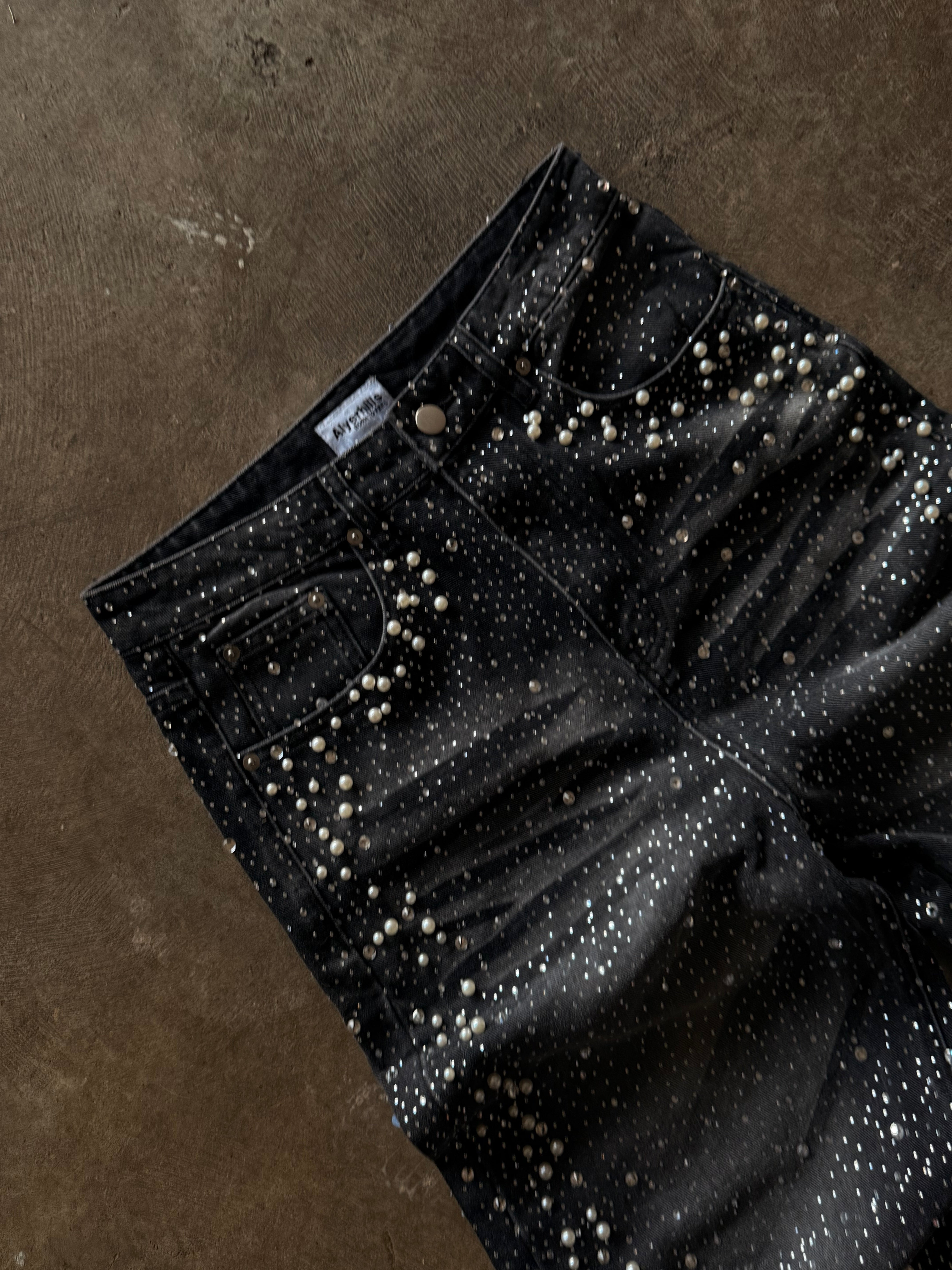 ONYX  BLACK DENIM premade
